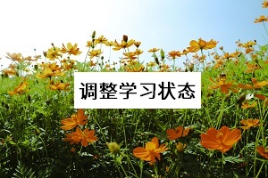 調(diào)整學習狀態(tài)